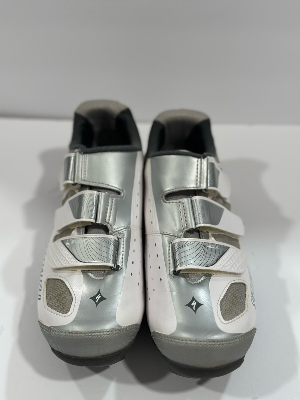 Specialized Riata MTB Cycling Shoes EU 41 US 9 SPD Cleats Installed White Silver